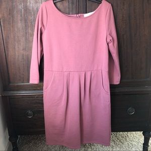Pink mini dress with pockets